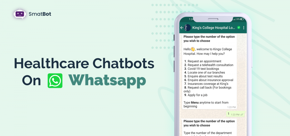 Healthcare Whatsapp chatbot