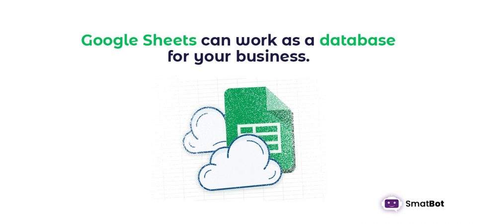google sheets work as databse