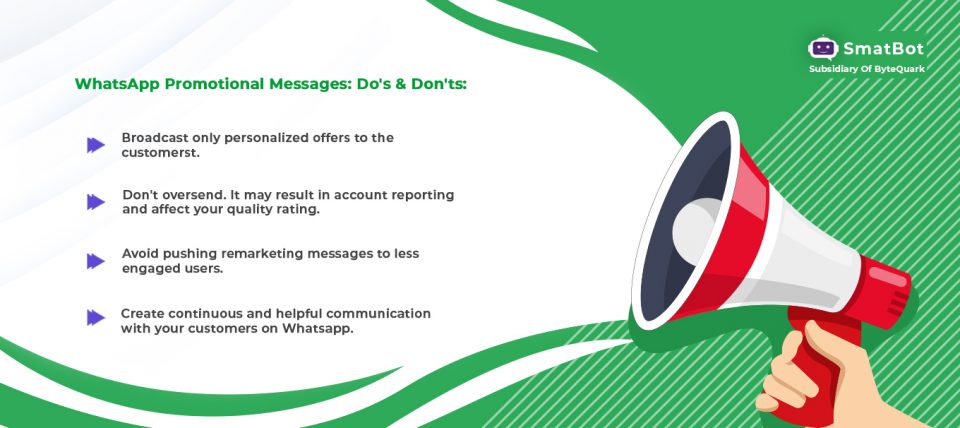 Whatsapp Promotional Messages Dos and Dont's