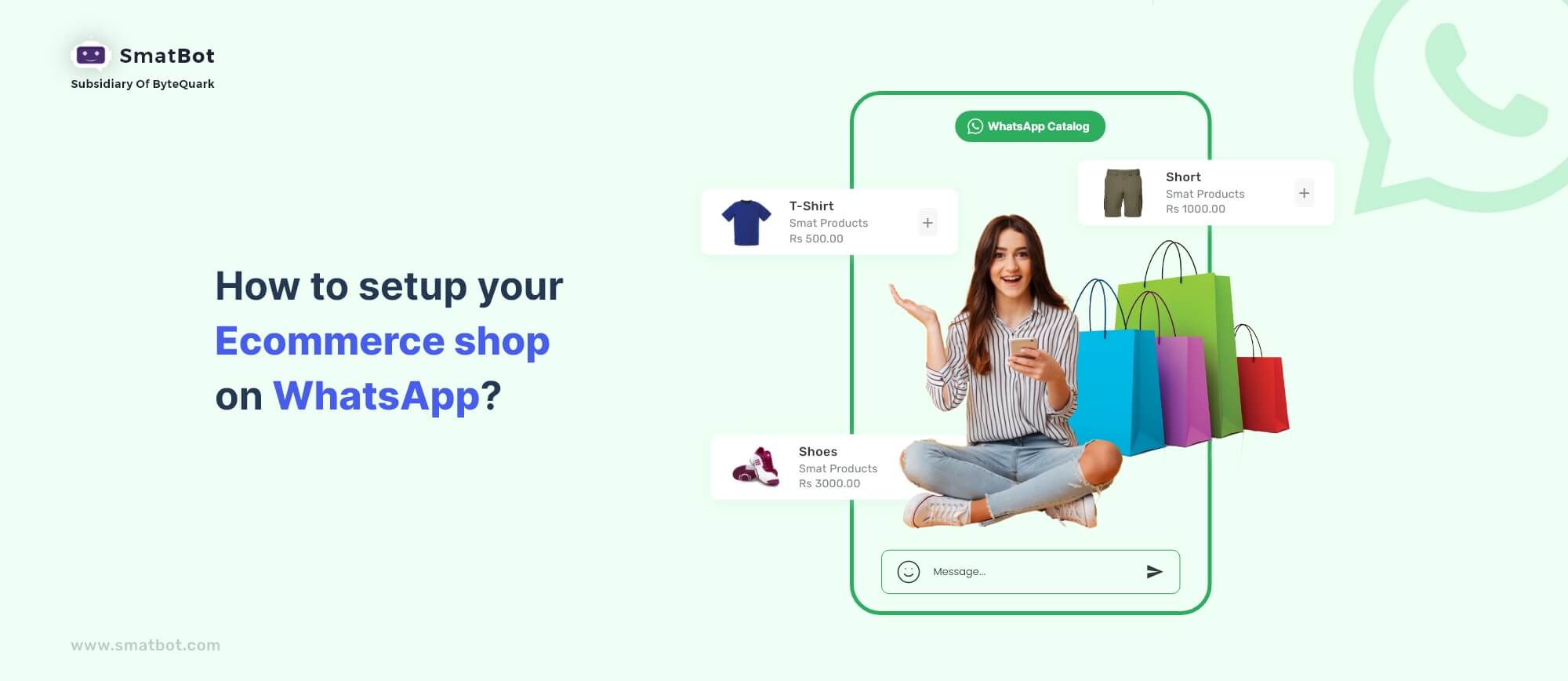 how to setup whatsapp ecommerce store 