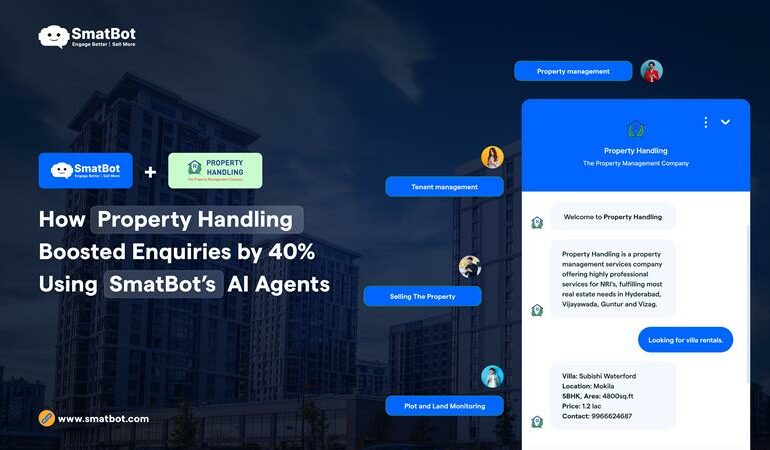 Case Study: How Property Handling Boosted Enquiries by 40% Using SmatBot’s AI Agents