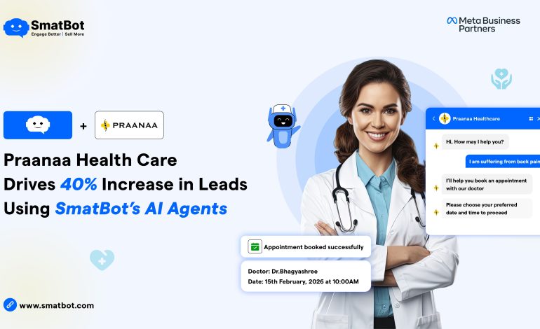 Case Study: Praanaa Health Care Drives 40% Increase in Leads Using SmatBot’s AI Agents